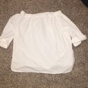 White off the shoulder top